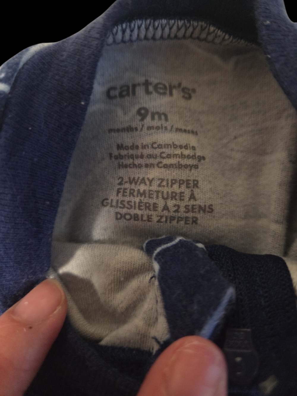 Baby Boys 6/9-9months Mixed Print One-Piece Sleepers - Set Of 5 - Picture 13 of 16